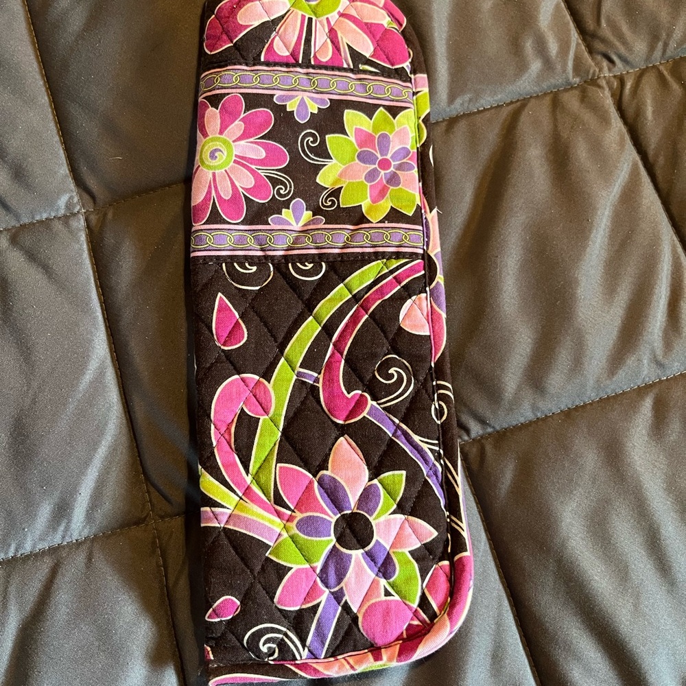 Vera Bradley Floral Curling Iron Travel Bag - Pink, Green, Black